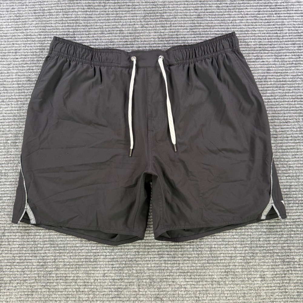 Vuori Kore Shorts‎ Charcoal Grey Mens XXL Lined Athletic Training Gym V341